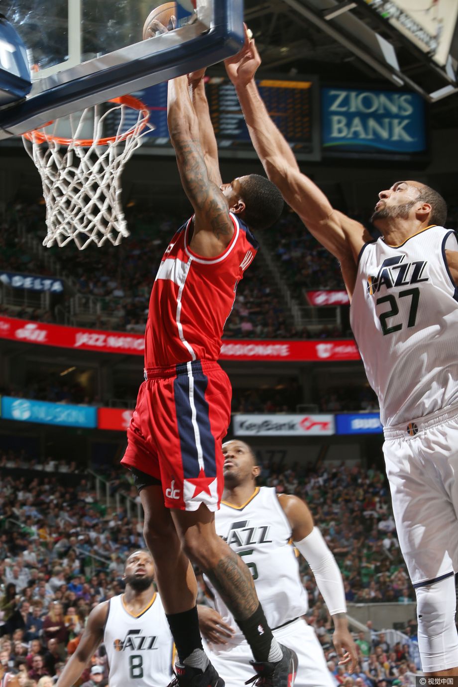 爵士客场战胜奇才，豪取六连胜